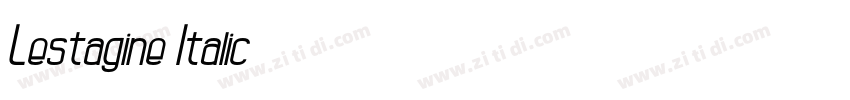 Lestagine Italic字体转换
